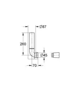 Grohe Toebehoren - Spoelpijp 43908000 -Sanitino Winkel dcc1d2b9c5a7dd97a64dcff0
