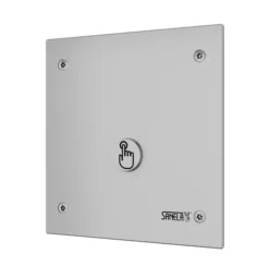 Sanela Sensor Douches - Douchebediening Met Piëzoknop, Voor 1 Waterstraal, Netvoeding, Mat Roestvrij Staal SLS 01PA