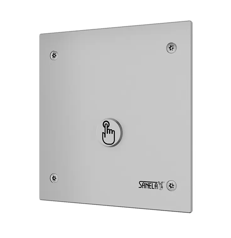 Sanela Sensor Douches - Douchebediening Met Piëzoknop, Voor 1 Waterstraal, Netvoeding, Mat Roestvrij Staal SLS 01PA 1 Sanela Sensor Douches - Douchebediening Met Piëzoknop, Voor 1 Waterstraal, Netvoeding, Mat Roestvrij Staal SLS 01PA