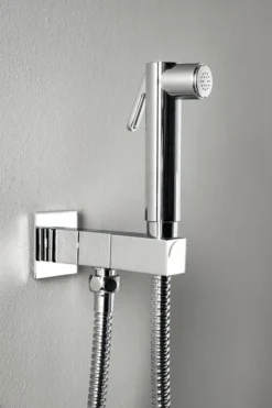 Sapho Overige Kranen - Wandkraan Met Handbediende Bidetdouche, Veiligheidsslot, Chroom SG108 -Sanitino Winkel de99069bf2f3559622c44f99