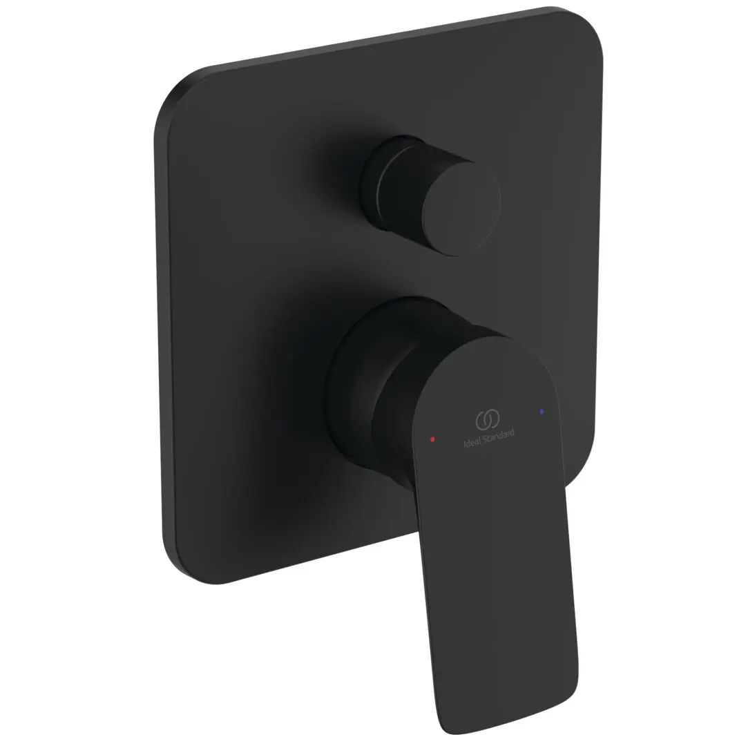 Ideal Standard Ceralife C - Inbouwkraan, Voor 2 Functies, Zijdezwart BE063XG 1 Ideal Standard Ceralife C - Inbouwkraan, Voor 2 Functies, Zijdezwart BE063XG