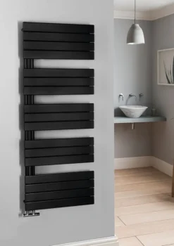 Aqualine Verwarming - Radiator Mili, 60x151 Cm, 775 W, Mat Zwart DC646T -Sanitino Winkel e00e5b37b0be21cedba55bdd