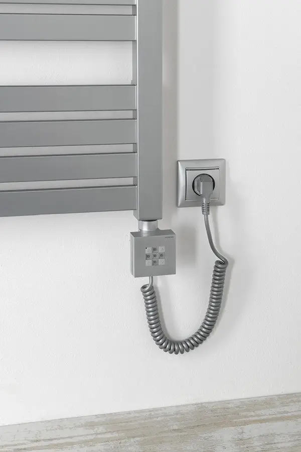 Sapho KTX - Verwarmingselement Met Thermostaat, 300 W, Zilver KTX-S-300 3 Sapho KTX - Verwarmingselement Met Thermostaat, 300 W, Zilver KTX-S-300 - Afbeelding 3