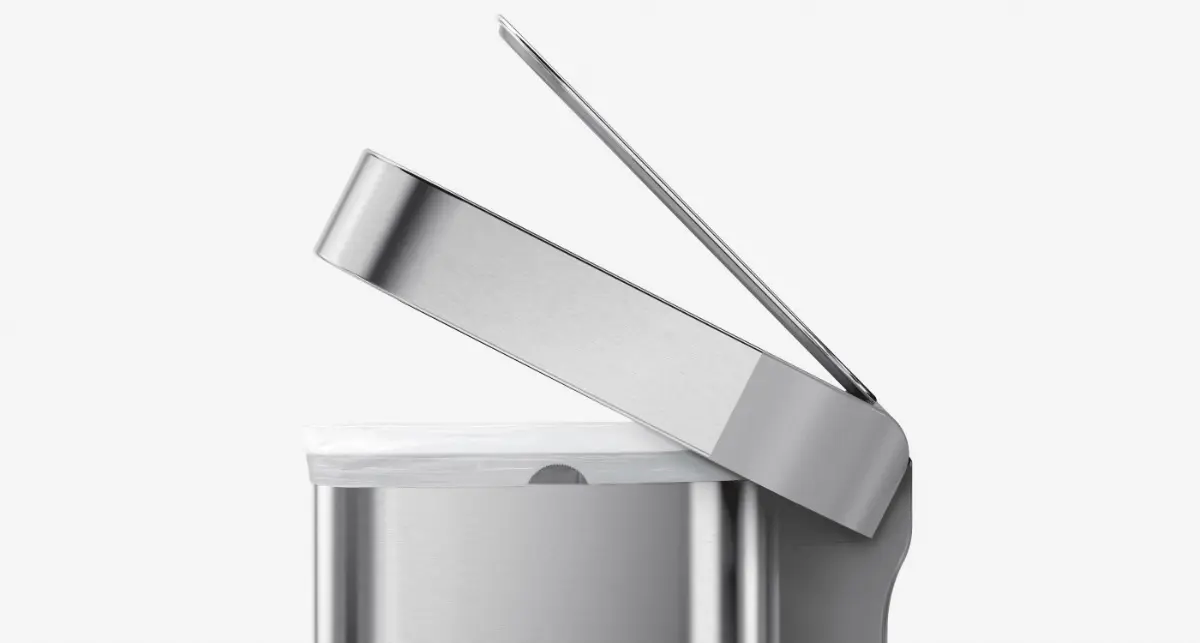 Simplehuman Afvalemmers - Pedaalemmer Met Zakenhouder, 45 L, Gebrosteld Rvs CW2024 5 Simplehuman Afvalemmers - Pedaalemmer Met Zakenhouder, 45 L, Gebrosteld Rvs CW2024 - Afbeelding 5