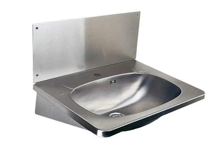 Sanela RVS Wastafels - Wastafel Met Overloop 595x445 Mm, Met Kraangat, Roestvrij Staal SLUN 02 1 Sanela RVS Wastafels - Wastafel Met Overloop 595x445 Mm, Met Kraangat, Roestvrij Staal SLUN 02