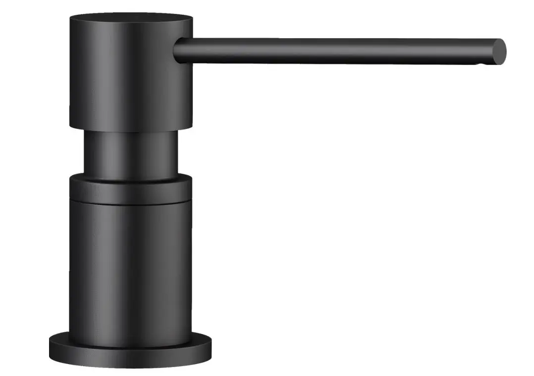 Blanco Accessoires - Lato Afwasmiddel Dispenser, Mat Zwart 525789 1 Blanco Accessoires - Lato Afwasmiddel Dispenser, Mat Zwart 525789