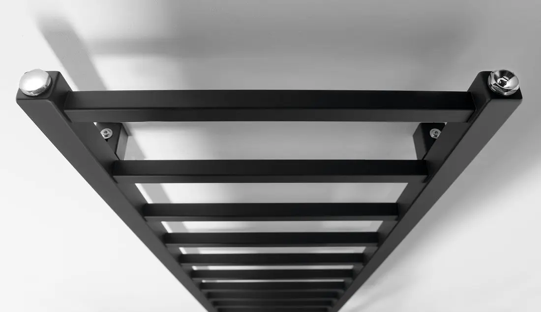 Sapho Metro Light - Radiator 40x150 Cm, 323 W, Mat Zwart IR447TB 5 Sapho Metro Light - Radiator 40x150 Cm, 323 W, Mat Zwart IR447TB - Afbeelding 5