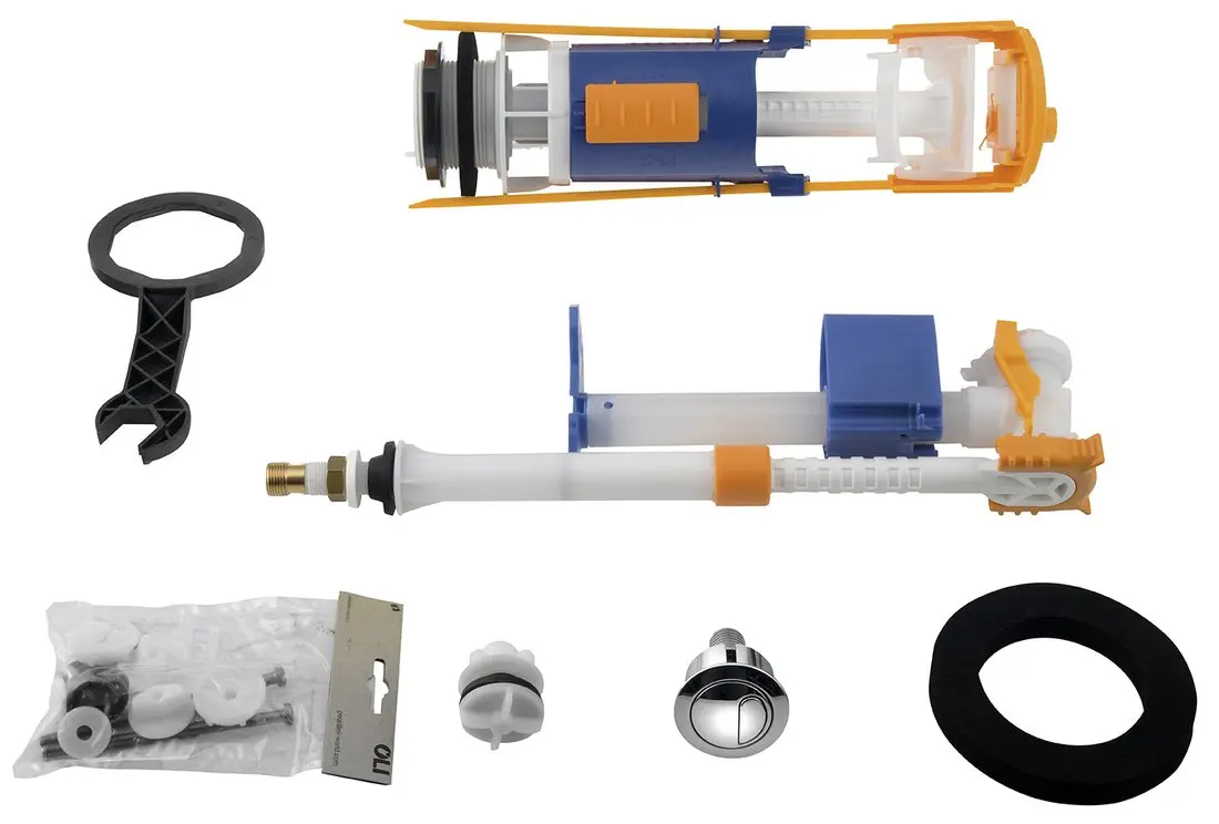 Sapho Kerasan Ego-Flo - Energiebesparend SpoelmechanismeRETRO Voor Duoblok, Chroom 750990 1 Sapho Kerasan Ego-Flo - Energiebesparend SpoelmechanismeRETRO Voor Duoblok, Chroom 750990