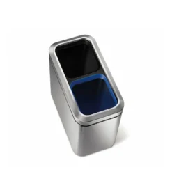 Simplehuman Afvalemmers - Open Recyclebak 20 L, Gebrosteld Rvs CW1470 -Sanitino Winkel e8e7cb8600795c6a4dc17bdf