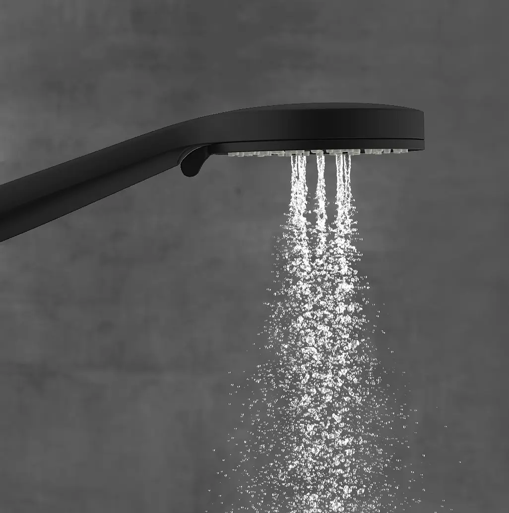 Kielle Minor - Douchekop 115, 3 Stralen, Mat Zwart 20421004 5 Kielle Minor - Douchekop 115, 3 Stralen, Mat Zwart 20421004 - Afbeelding 5