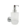 Kielle Oudee - Zeepdispenser Met Houder, Mat Glas/chroom 40102000