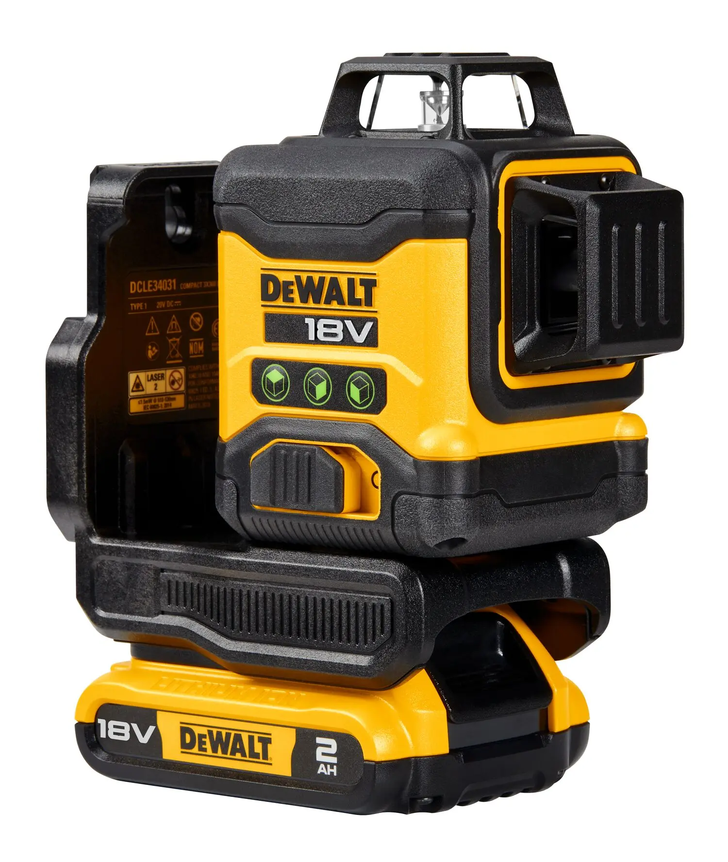 DeWALT Gereedschap - 18V ACCU Groene Kruislaser, 1x Accu 2.0 Ah XR, Oplader DCLE34031D1 2 DeWALT Gereedschap - 18V ACCU Groene Kruislaser, 1x Accu 2.0 Ah XR, Oplader DCLE34031D1 - Afbeelding 2