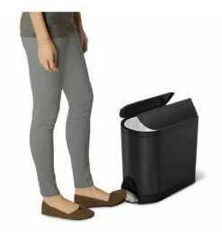 Simplehuman Afvalemmers - Afvalbak 10 L, Mat Zwart CW2104 -Sanitino Winkel ee9dd4f4eb1f87a050fac811