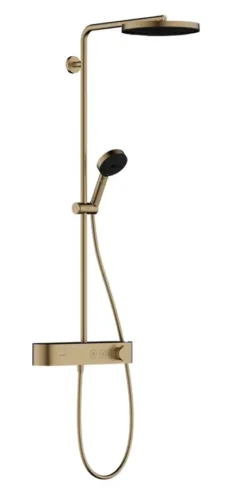 Hansgrohe Pulsify S - Doucheset Met Thermostaat, Diameter 26 Cm, 3 Jets, EcoSmart, Geborsteld Brons 24221140