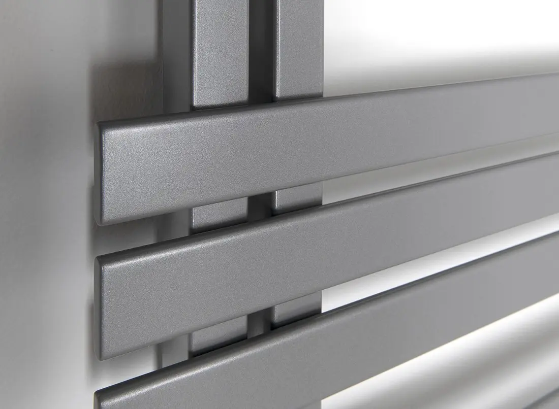 Sapho Silvana - Radiator 60x150 Cm, Metallic Zilver IR155 8 Sapho Silvana - Radiator 60x150 Cm, Metallic Zilver IR155 - Afbeelding 8