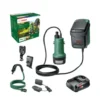 Bosch Tuinapparatuur - 18V ACCU-pomp, 1x 2,5 Ah Li-Ion Accu, Lader 06008C4202