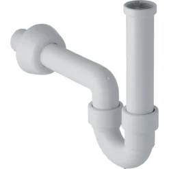 Geberit Toebehoren - Buissifon Voor Wastafel En Bidet, Afvoer Horizontaal, D 40 Mm, Alpine Wit 151.100.11.1