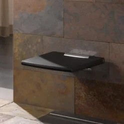 Keuco Plan - Douchezitting, Opklapbaar, Zwart/chroom 14983010037 -Sanitino Winkel f1803e0ff293aa80869df8c4