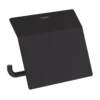 Hansgrohe AddStoris - Toiletrolhouder Met Deksel, Mat Zwart 41753670