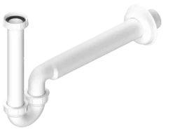 Bruckner Accessoires - Wastafel Sifon Laag 1 1/4, Afvoer 40 Mm, Wit 151.125.0