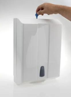 Aqualine Hotelprogramma - Papieren Handdoekdispenser 285x400x130 Mm, Wit 504 -Sanitino Winkel f30a3de24fa983993a14b3ce