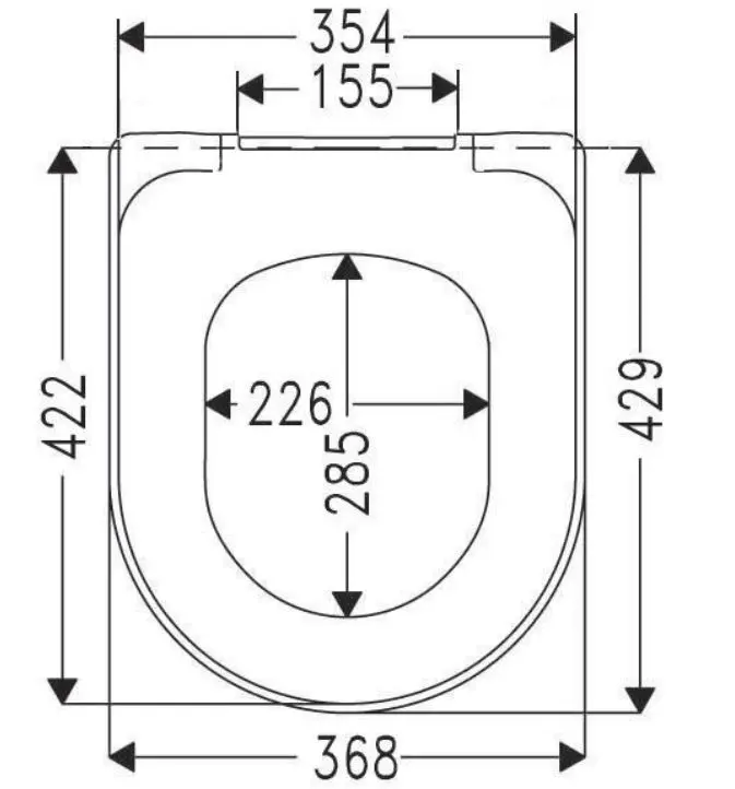 Villeroy & Boch O.novo - WC Bril Met SoftClosing Mechanisme, Wit 9M38S101 2 Villeroy & Boch O.novo - WC Bril Met SoftClosing Mechanisme, Wit 9M38S101 - Afbeelding 2
