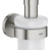 Grohe QuickFix Start - Zeepdispenser Met Houder, Glas/supersteel 41195DC0
