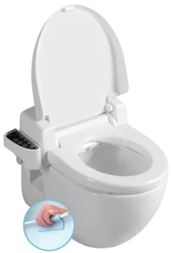 Sapho Brilla - Elektronisch Bidet Met Keramiek, SoftClose, Rimless Wit NB-R770D-1