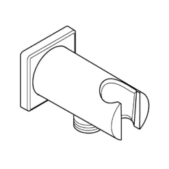 Grohe Rainshower - Wandaansluitbocht, Chroom 26659000 -Sanitino Winkel f676b47320e107129004462e
