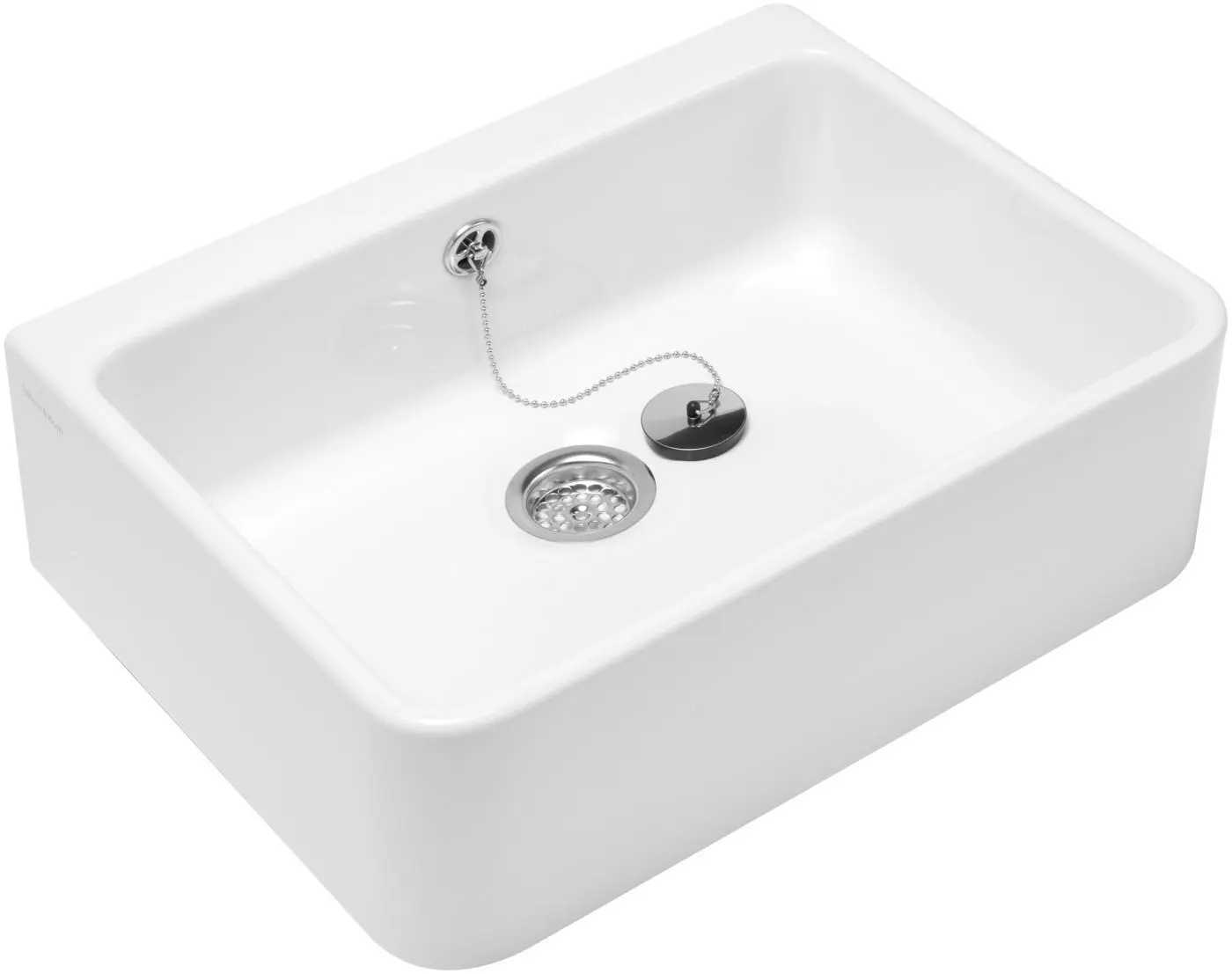 Villeroy & Boch O.novo - Gootsteen, 60x50 Cm, CeramicPlus, Alpine Wit 632200R1 1 Villeroy & Boch O.novo - Gootsteen, 60x50 Cm, CeramicPlus, Alpine Wit 632200R1