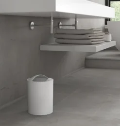 Aqualine Accessoires - Afvalbak 6 L, Wit 120902 -Sanitino Winkel f7d476298572b74888b0dd72