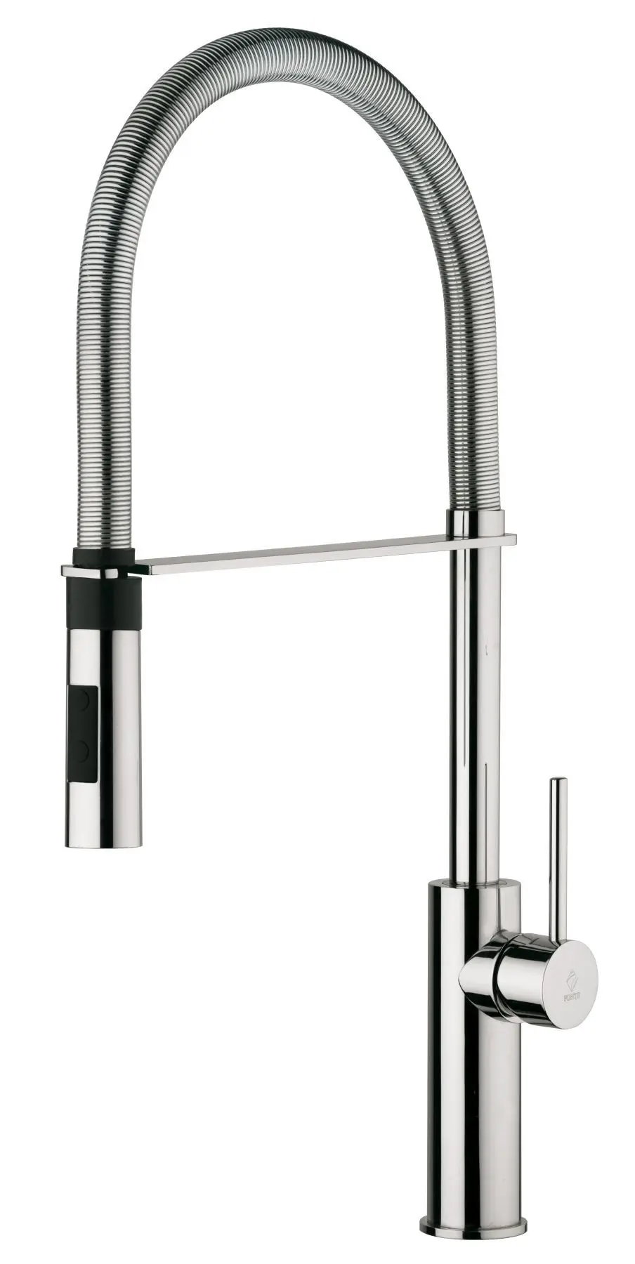 Paffoni Light - Keukenkraan Met Uittrekbare Handdouche, Chroom LIG179CR 1 Paffoni Light - Keukenkraan Met Uittrekbare Handdouche, Chroom LIG179CR