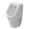 Duravit D-Code - Urinoir, Achterinlaat, Rimless, Met HygieneGlaze, Alpine Wit 0829302000