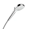 Hansgrohe Croma Select E - Handdouche Vario, 3jet, Wit/chroom 26812400