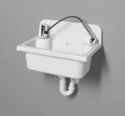 Aqualine - Uitstortgootsteen, 55x37 Cm, Wit PI5052 -Sanitino Winkel fabe301158c560202cbc510f