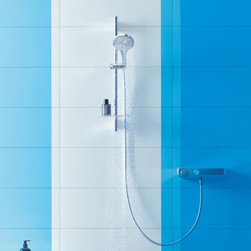 Grohe Rainshower SmartActive - Douchestang Met Planchet, 90 Cm, Chroom 26603000 5 Grohe Rainshower SmartActive - Douchestang Met Planchet, 90 Cm, Chroom 26603000 - Afbeelding 5