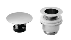 Sapho Omp Tea Accessoires - Niet-afsluitbare Rond Afvoerplug Voor 1 1/4 ", Wastafels Zonder Overloop, Chroom 147.555.5 -Sanitino Winkel fb91464d50c1cae37716cd04