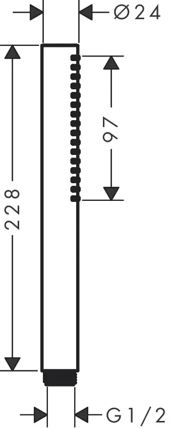 Hansgrohe Pulsify S - Douchekop, EcoSmart+, Geborsteld Brons 24126140 2 Hansgrohe Pulsify S - Douchekop, EcoSmart+, Geborsteld Brons 24126140 - Afbeelding 2