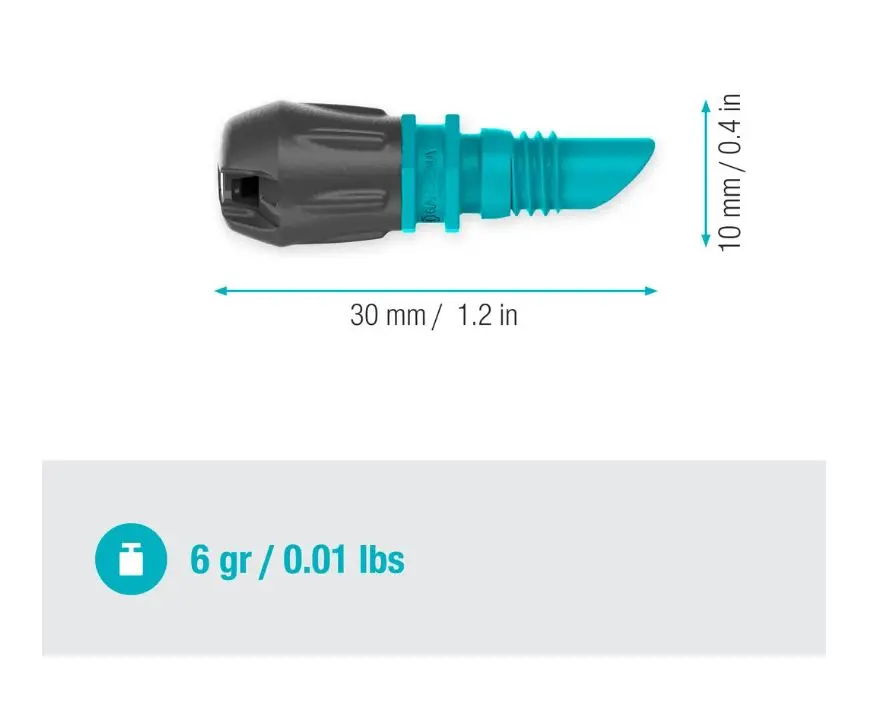 Gardena Micro-Drip-System - Micro Strook Sprinkler Uiteinde, 5 Stuks 13318-20 2 Gardena Micro-Drip-System - Micro Strook Sprinkler Uiteinde, 5 Stuks 13318-20 - Afbeelding 2