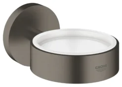 Grohe Essentials - Glas/zeephouder, Grafiet Donker, Geborsteld 40369AL1