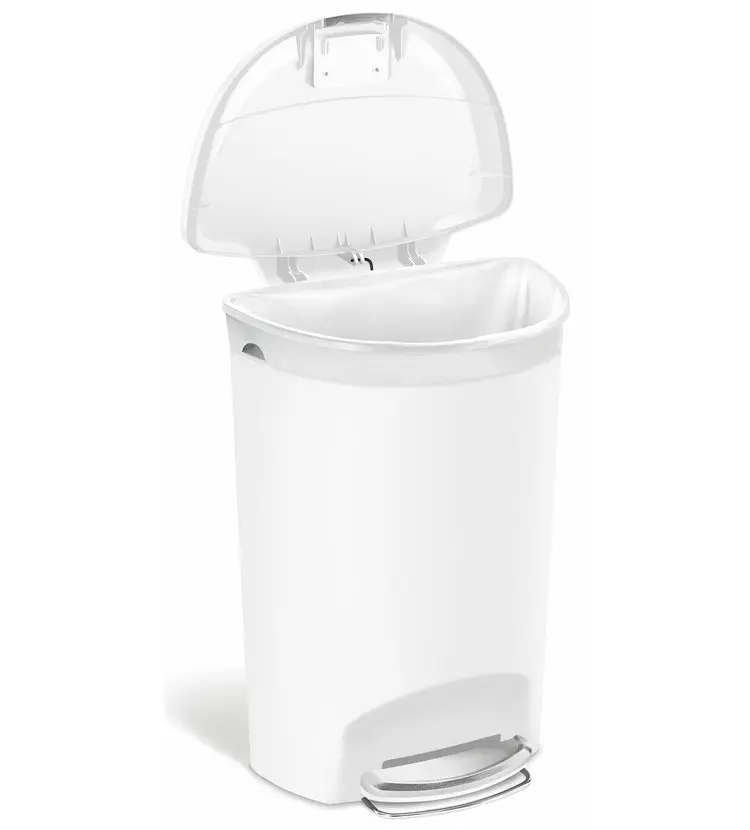 Simplehuman Afvalemmers - Afvalbak 50 L, Wit CW1356 3 Simplehuman Afvalemmers - Afvalbak 50 L, Wit CW1356 - Afbeelding 3