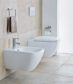 Duravit Happy D.2 - Wandtoilet, Rimless, HygieneGlaze, Wit 2222092000 -Sanitino Winkel fec108b17c73125f0340f875