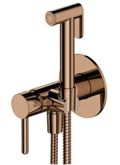 OMNIRES Y - Inbouw Bidetkraan, Met Sproeier En Inbouwdeel, Koper SYSYBI2CP