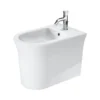 Duravit White Tulip - Staand Bidet, Met WonderGliss, Wit 22931000001