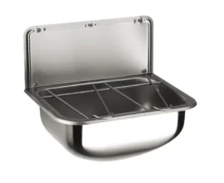 Sanela RVS Uitstortgootstenen - Uitstortgootsteen 45x34 Cm, Mat Roestvrij Staal SLVN 04