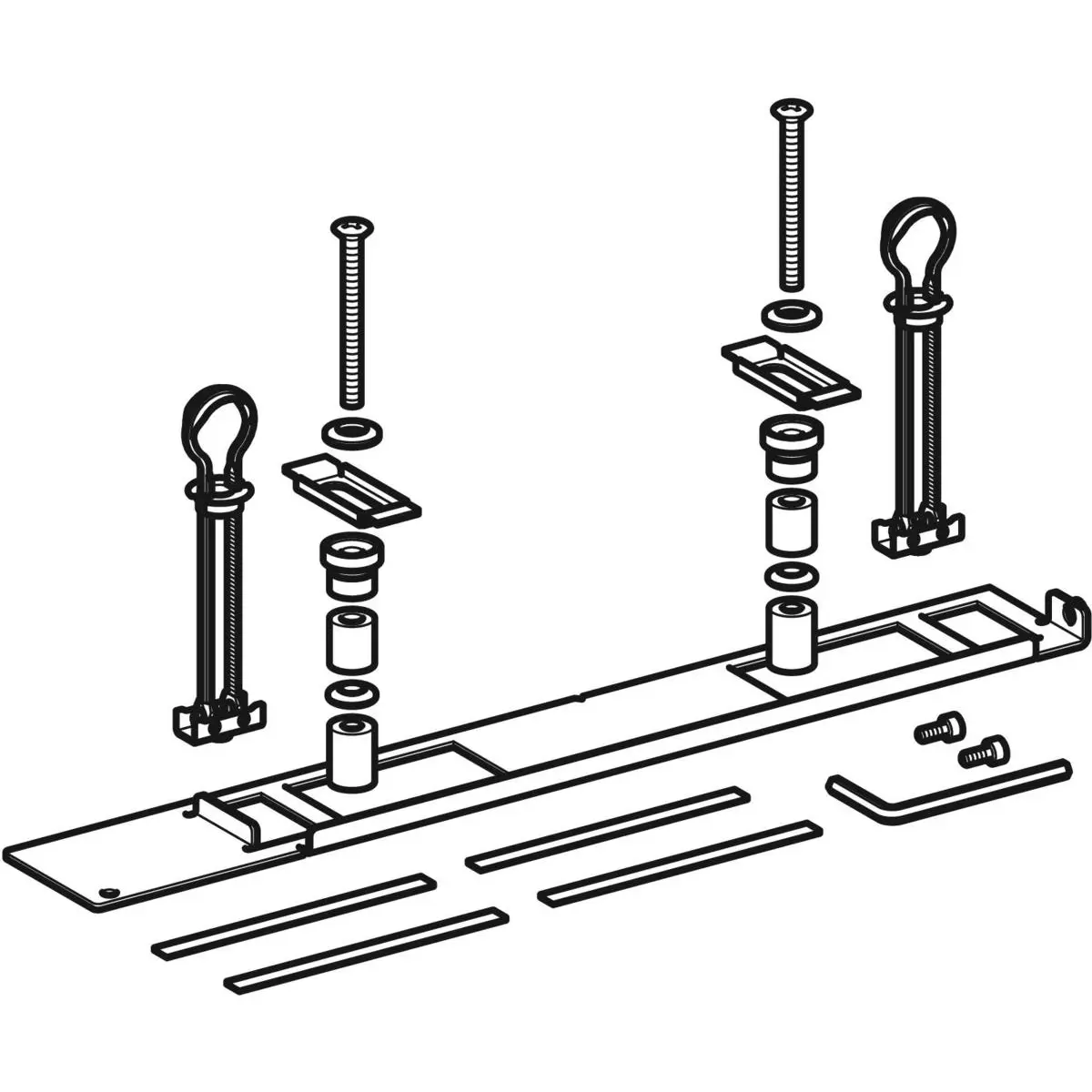 Geberit Toebehoren - Set Adapterplaat Voor Geberit AquaClean 5000plus / 5000 240.495.00.1 2 Geberit Toebehoren - Set Adapterplaat Voor Geberit AquaClean 5000plus / 5000 240.495.00.1 - Afbeelding 2
